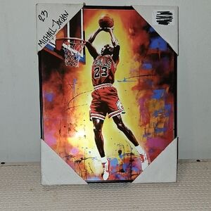 Michael Jordan Basketball For The Bulls New In Packaging Abstract Wall Decore